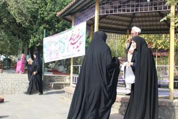 همایش پیاده روی خواهران بسیجی شاغل در ادارات استان به میزبانی اداره کل دامپزشکی استان به مناسبت عید 