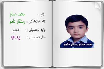 دانش آموزان ممتاز درسی در سال تحصیلی 95-94