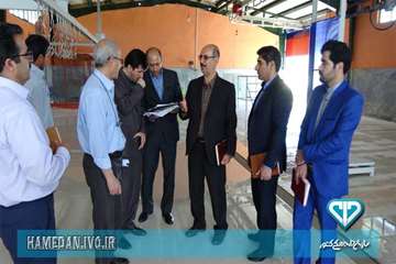 بازدید مدیر کل و معاون فرماندار اسد آباد از کشتارگاه این شهرستان