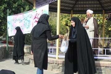 همایش پیاده روی خواهران بسیجی شاغل در ادارات استان به میزبانی اداره کل دامپزشکی استان به مناسبت عید 