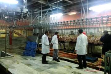 بازدید شبانه از کشتارگاه طیور