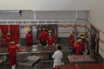 بازدید از کارخانه بسته بندی مواد خام دامی هگمتانه