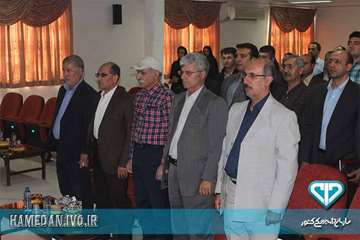 تودیع دکتر سامی و معارفه دکتر حقیقی رئیس اداره دامپزشکی شهرستان همدان