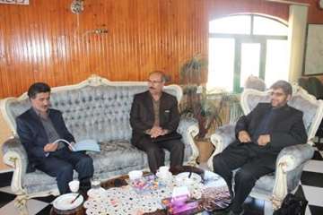 دیدار مدیرکل دامپزشکی استان با فرماندار شهرستان تویسرکان