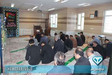 مراسم بزرگداشت ایام محرم در اداره کل دامپزشکی استان همدان