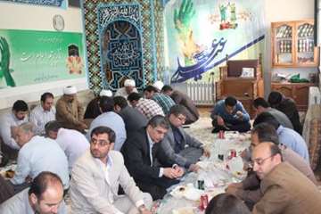 مراسم بزرگداشت عید غدیرخم و 14 مهر در دامپزشکی استان همدان