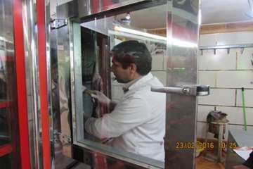 بازرسی و سرکشی رئیس اداره از قصابی و مرغ فروشی های روستاها