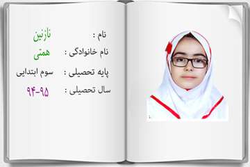 دانش آموزان ممتاز درسی در سال تحصیلی 95-94