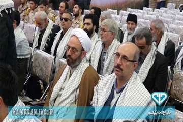 شرکت مدیرکل و کارکنان اداره کل دامپزشکی استان همدان در مراسم بزرگداشت شهدای کارمند استان