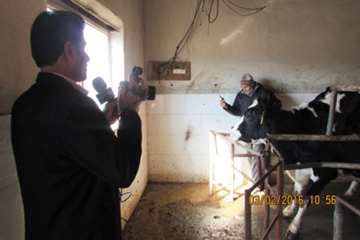 بازدید نماینده صداوسیما از عملکرد واکسیناسیون