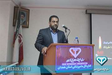 تودیع دکتر سامی و معارفه دکتر حقیقی رئیس اداره دامپزشکی شهرستان همدان