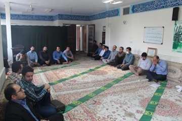 مراسم بزرگداشت عید غدیرخم و 14 مهر در دامپزشکی استان همدان