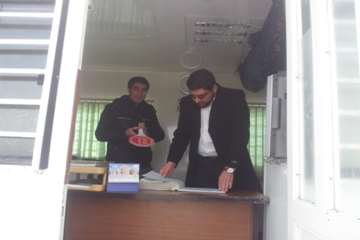 بازدید رئیس اداره دامپزشکی شهرستان بهار از پست قرنطینه این شهرستان