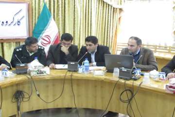 کار گروه سلامت و امنیت غذایی با دبیری دامپزشکی شهرستان اسدآباد