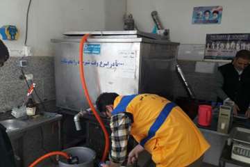 بازدید و نمونه برداری از مراکز جمع آوری شیر شهرستان رزن