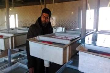 بازدید از مزرعه پرورش تخم چشم زده ماهی