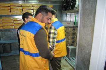 بازدید از مراکز عرضه مواد خام دامی شهرستان رزن