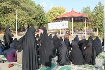 همایش پیاده روی خواهران بسیجی شاغل در ادارات استان به میزبانی اداره کل دامپزشکی استان به مناسبت عید 