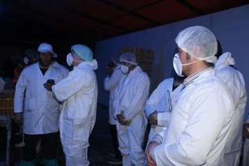 بازدید کارشناسان سازمان دامپزشکی کشور از کشتارگاه طیور در استان همدان