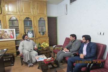 دیدار دکتر بصیری با امام جمعه اسدآباد