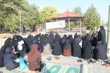 همایش پیاده روی خواهران بسیجی شاغل در ادارات استان به میزبانی اداره کل دامپزشکی استان به مناسبت عید 