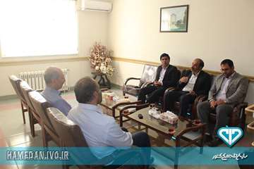 دیدار مدیرکل پدافند غیر عامل استانداری همدان با دکتر رسولی