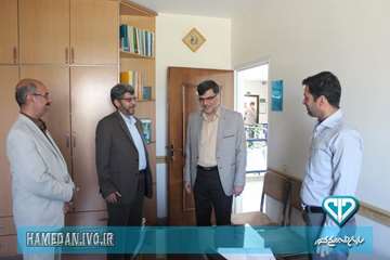 بازدید مهندس مؤمنی از اداره کل دامپزشکی استان همدان