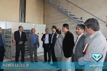 بازدید معاون عمرانی استانداری همدان از کشتارگاه دام