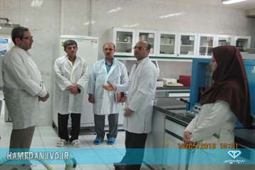 بازدید دکتر هاشم زاده از اداره کل دامپزشکی استان همدان و آزمایشگاه مرکزی دامپزشکی