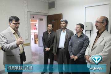 بازدید مهندس مؤمنی از اداره کل دامپزشکی استان همدان