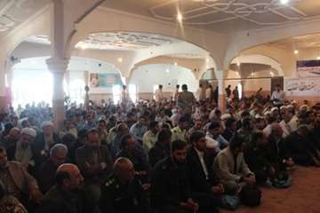 مراسم بزرگداشت مقام شهدا و گل باران مزار شهدا گلزار شهدا استان