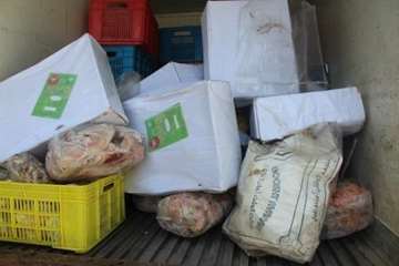 ضبط و معدوم سازی مواد خام دامی غیر قابل مصرف و ناریخ گذشته