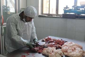 مراسم نظارت بهداشتی و شرعی بر قربانی های شهروندان در عید سعید قربان 