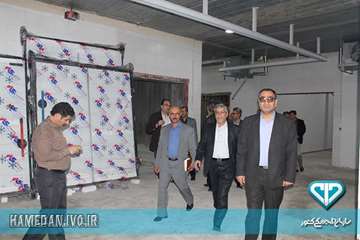 بازدید معاون عمرانی استانداری همدان از کشتارگاه دام