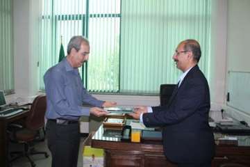 دیدار دکتر رسولی با مدیر کل روابط عمومی استانداری همدان