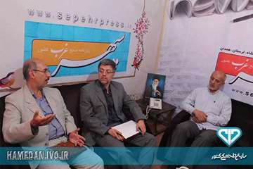 دیدار با کارکنان روزنامه سپهر غرب در روزخبرنگار