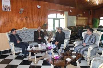 دیدار مدیرکل دامپزشکی استان با فرماندار شهرستان تویسرکان