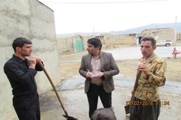 مانیتورینگ رئیس اداره از عملیات واکسیناسیون تب برفکی