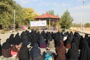 همایش پیاده روی خواهران بسیجی شاغل در ادارات استان به میزبانی اداره کل دامپزشکی استان به مناسبت عید 