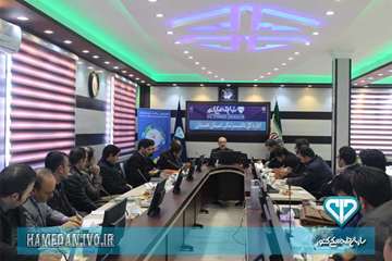 جلسه ستاد پیشگیری و مبارزه با بیماری آنفلوانزای فوق حاد در اداره کل دامپزشکی استان همدان