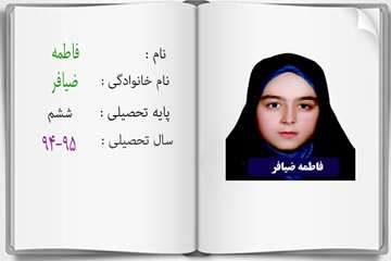 دانش آموزان ممتاز درسی در سال تحصیلی 95-94