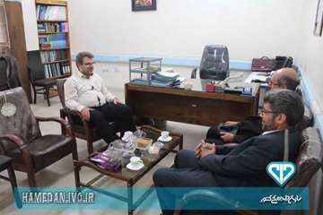 دیدار نوروزی مدیرکل و معاونین دامپزشکی با ریاست و معاونین سازمان مدیریت و برنامه ریزی استان همدان