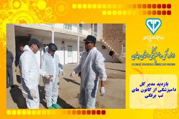 بازدید مدیر کل دامپزشکی از کانون های تب برفکی