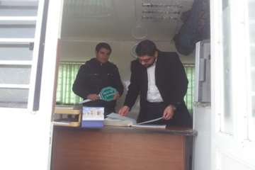 بازدید رئیس اداره دامپزشکی شهرستان بهار از پست قرنطینه این شهرستان