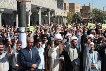 شرکت در مراسم محکومیت ال سعود در حادثه غمبار منا
