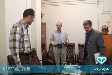 دیدار با کارکنان روزنامه هگمتانه در روز خبرنگار