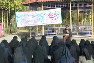 همایش پیاده روی خواهران بسیجی شاغل در ادارات استان به میزبانی اداره کل دامپزشکی استان به مناسبت عید 