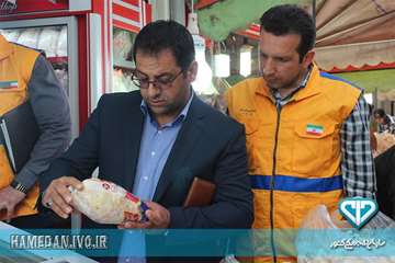 بازدید دکتر حقیقی و صدا و سیما از مراکز عرضه مواد خام دامی در طرح تشدید کنترل و نظارت بهداشتی ویژه م