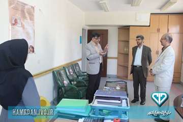بازدید مهندس مؤمنی از اداره کل دامپزشکی استان همدان