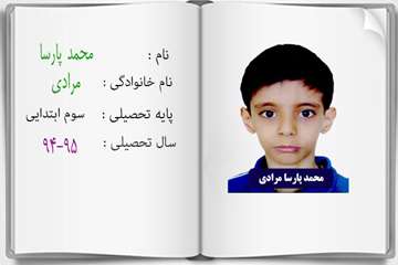 دانش آموزان ممتاز درسی در سال تحصیلی 95-94